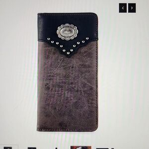 Long Navajo Concho Bifold wallet NWT! Montana West